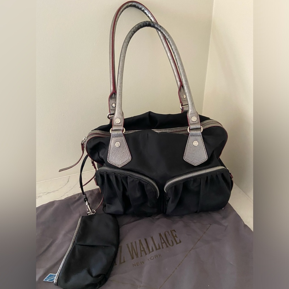 MZ Wallace Bedford Silver Handle Vintage Shoulder Bag